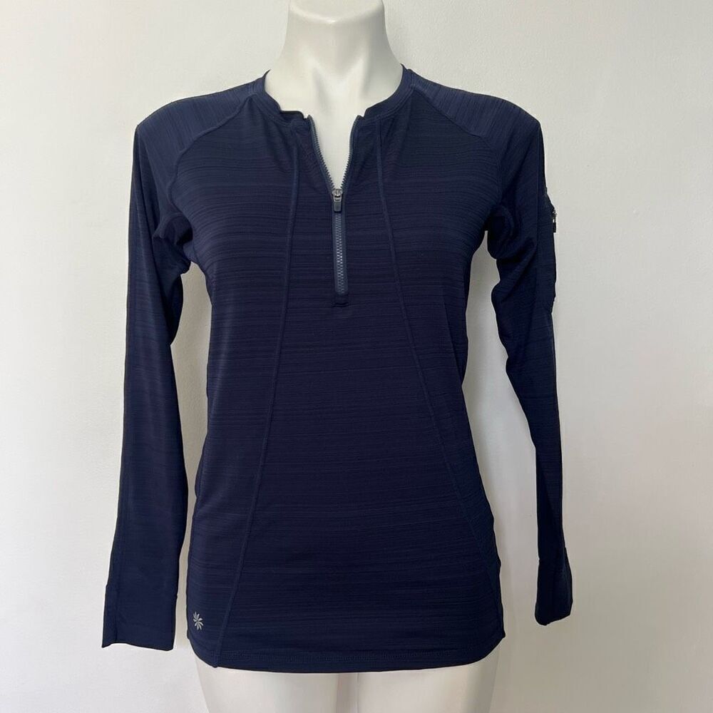 Athleta Long Sleeve 1/4 zip athletic top